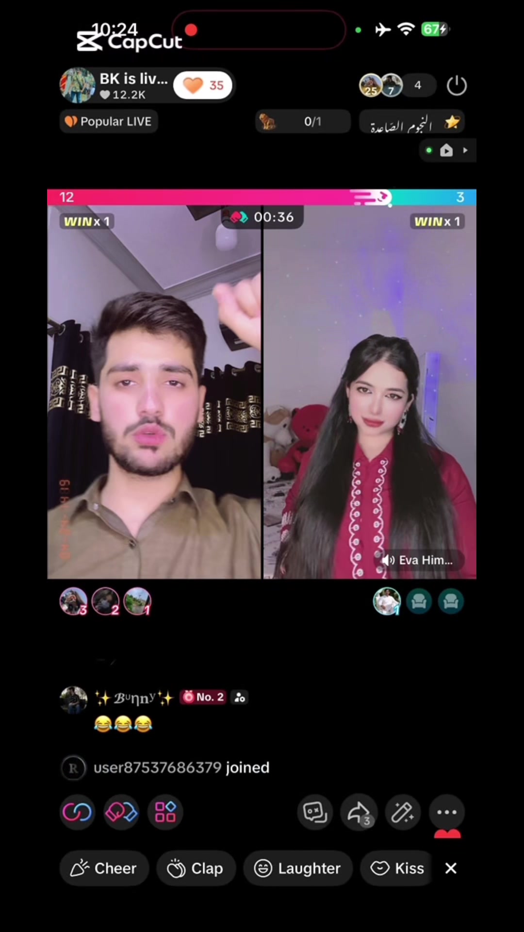 @BK is live ❣️