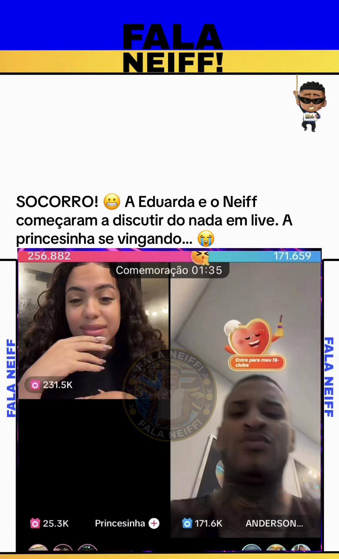 @FALA NEIFF! 👍🏻👎🏿
