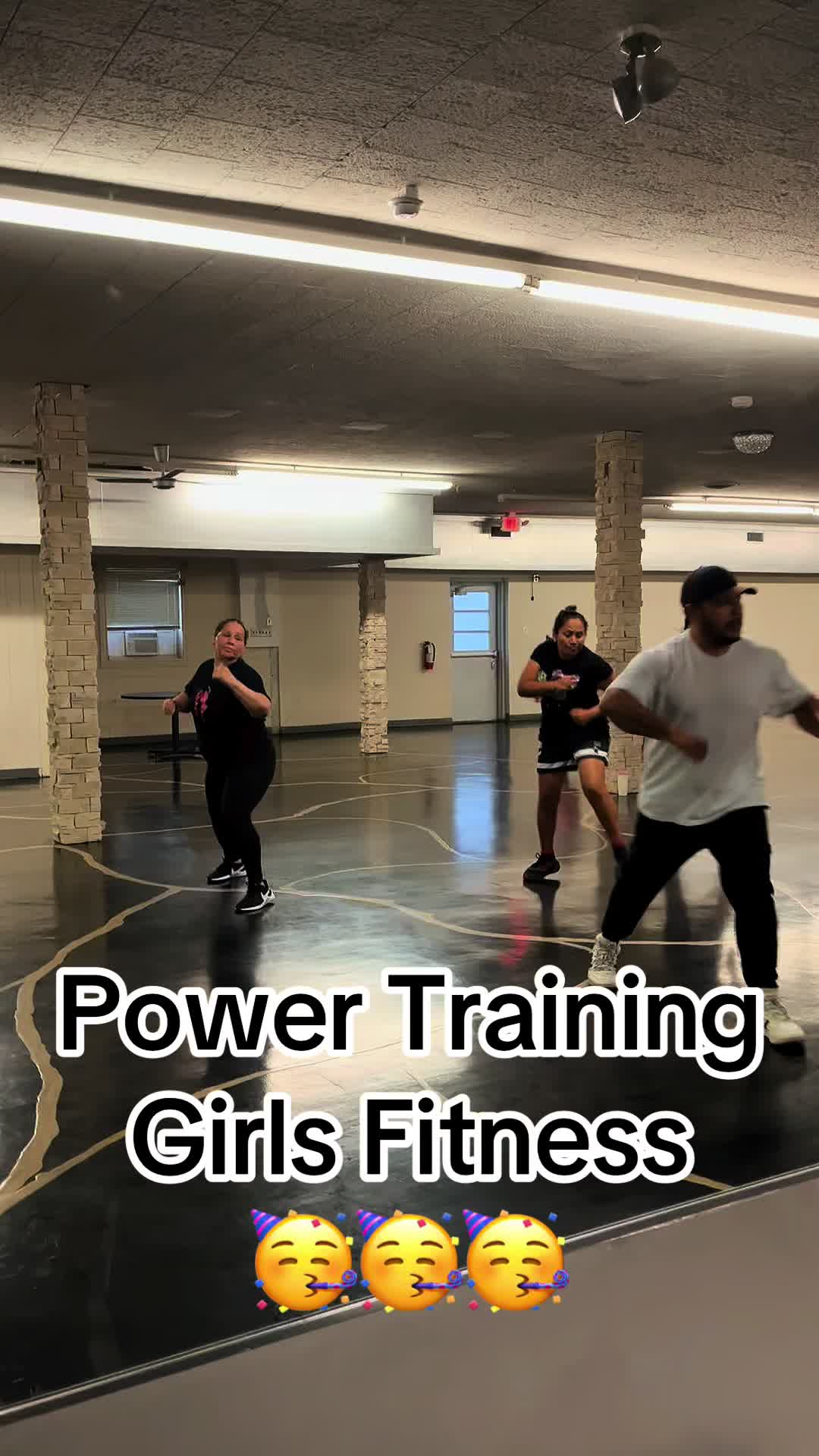 @Power training girls fitness.