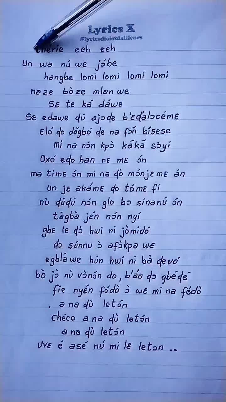 @Lyrics x