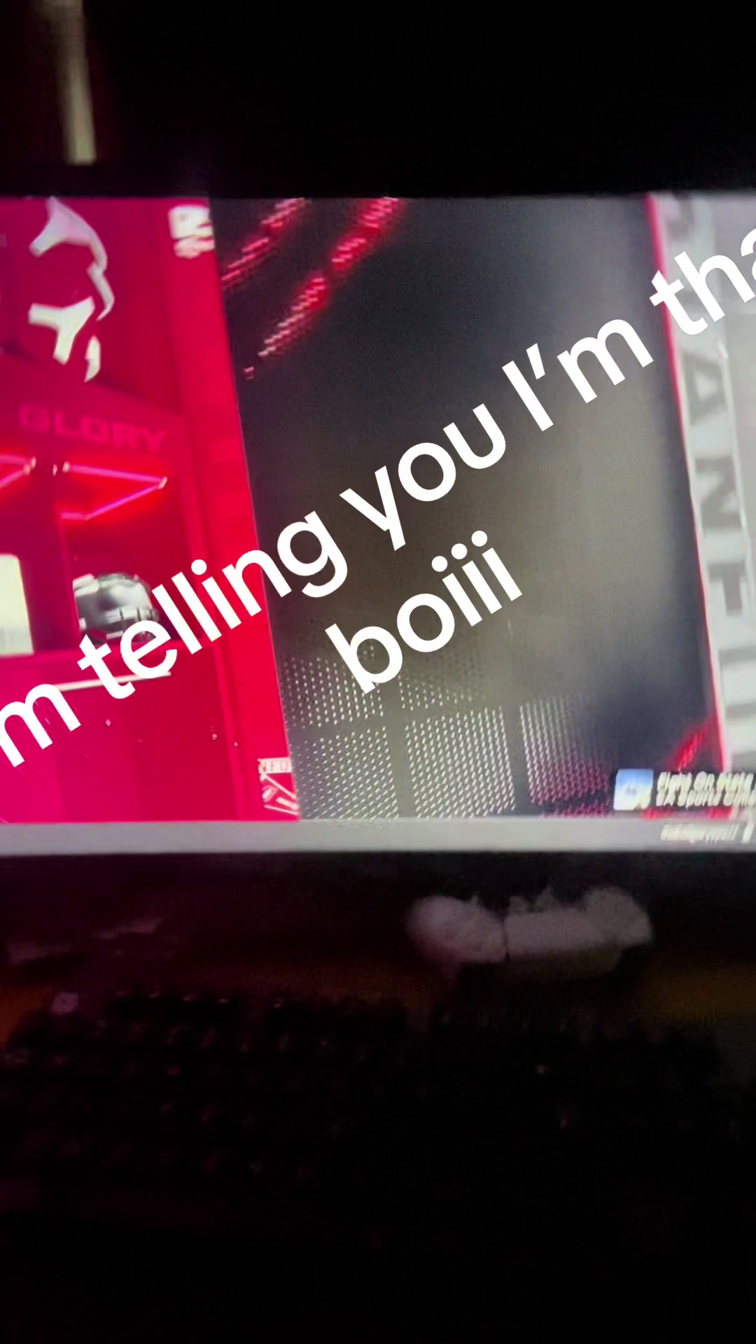 @U can’t tweak with me boii