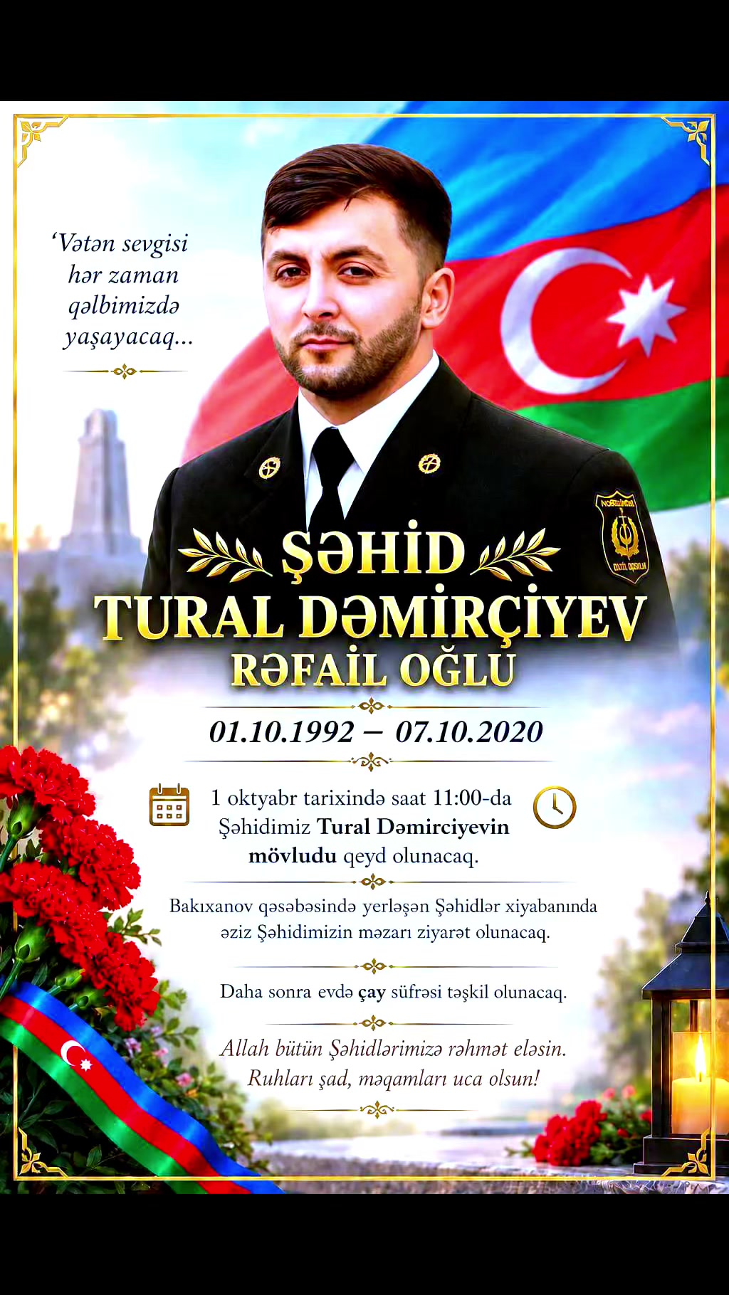 @ŞƏHİDLƏR ÖLMƏZ VƏTƏN BÖLÜNMƏZ