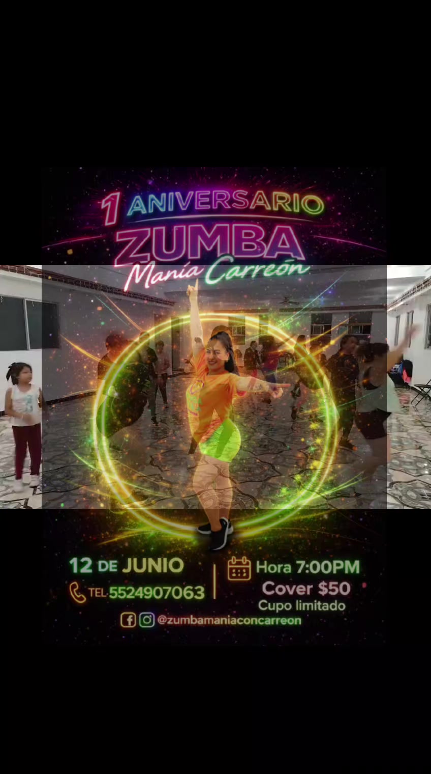 @ZumbaMan&iacute;a con Carre&oacute;n🖤