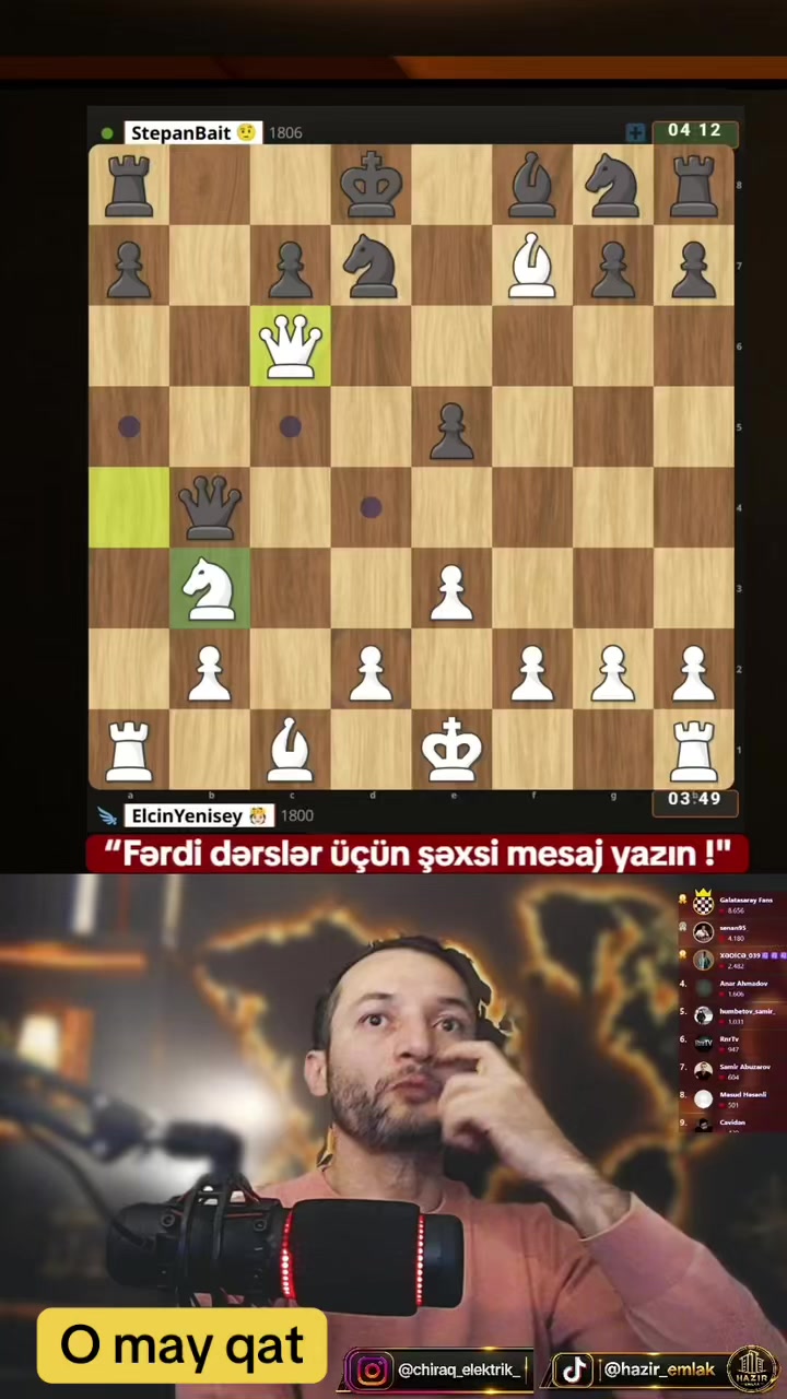 @𝒀𝒆𝒏𝒊𝒔𝒆𝒚 𝑺̧𝒂𝒉𝒎𝒂𝒕♟️