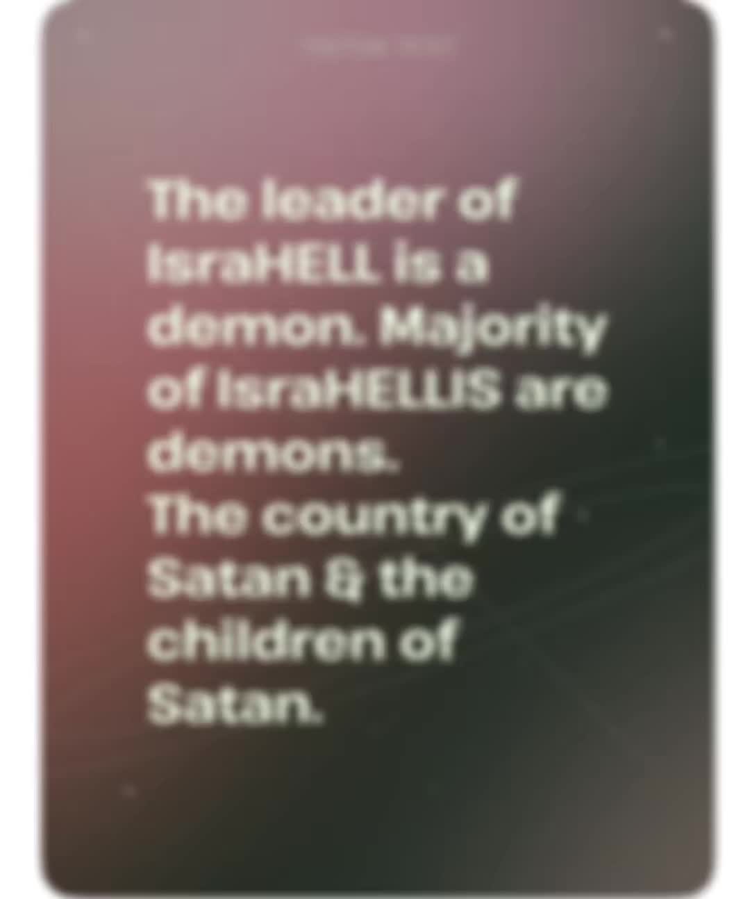 @Anti-IsraHELL