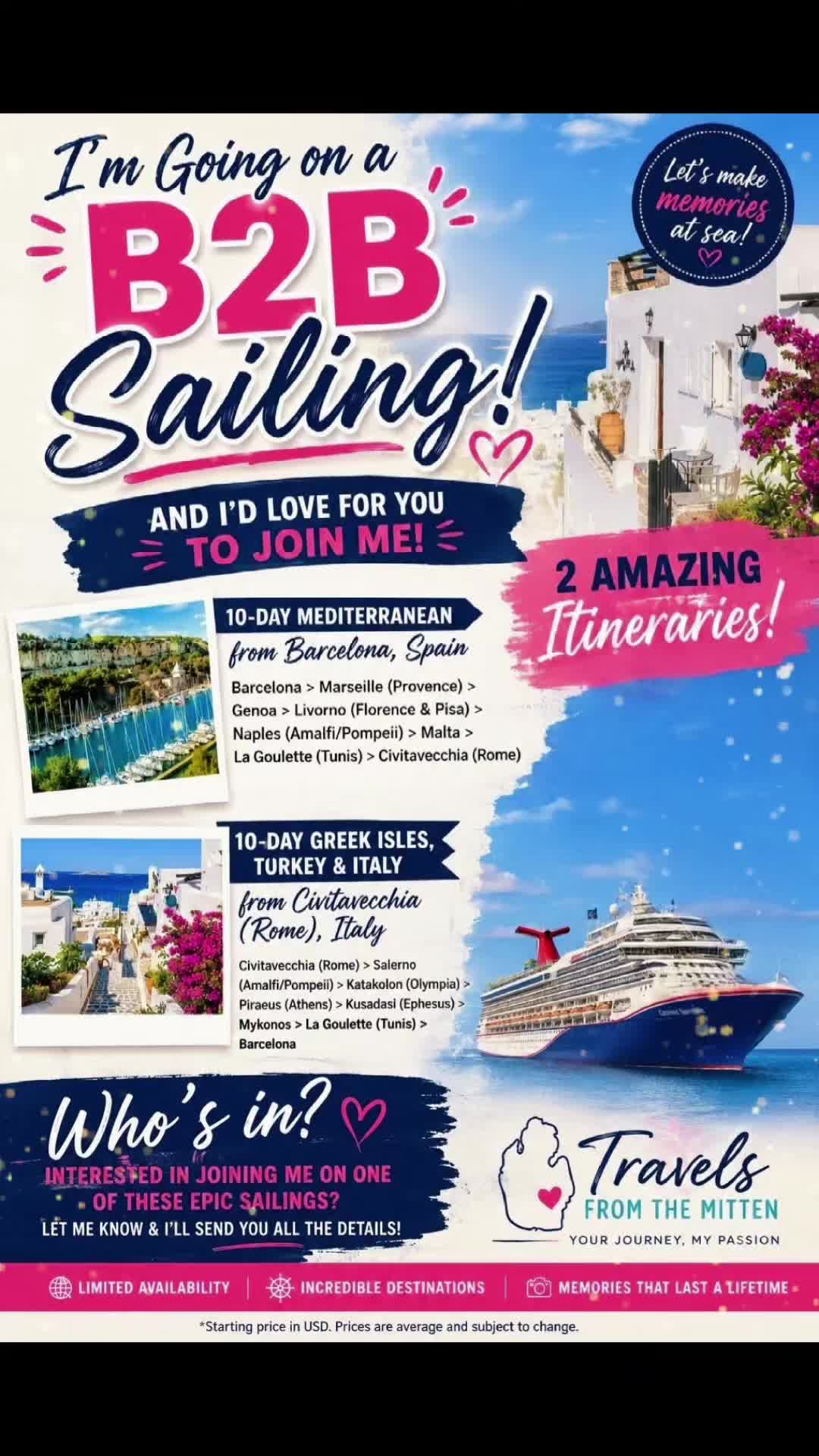 @TravelsFromTheMitten ❌💲🚢