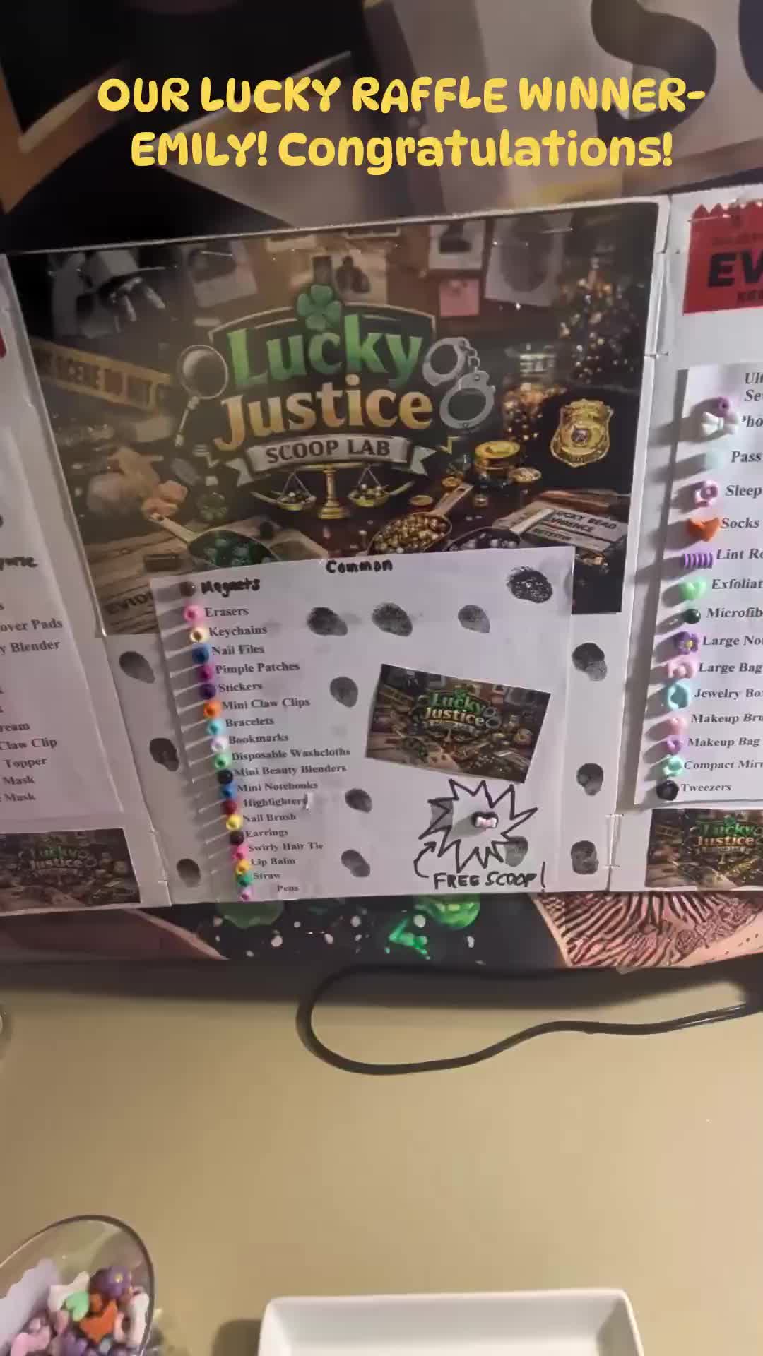 @Lucky Justice Scoop Lab