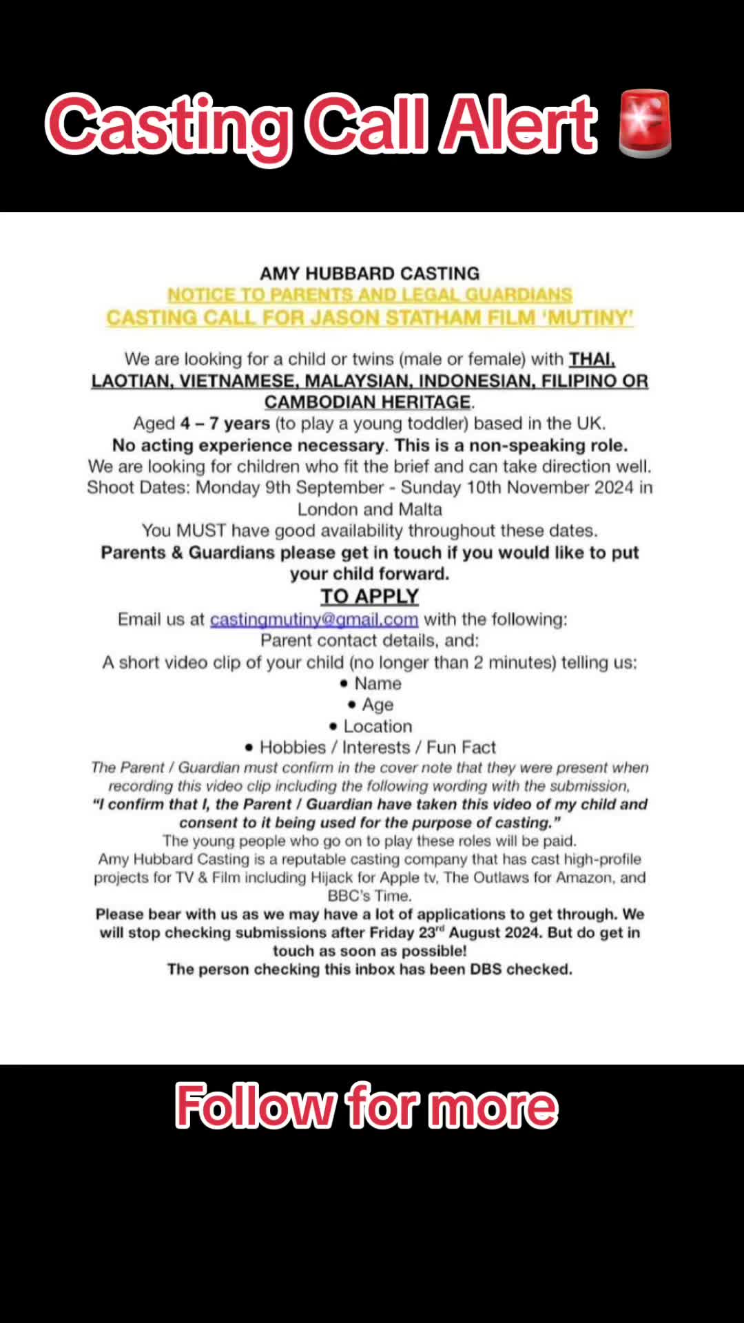 @UkCastingCalls