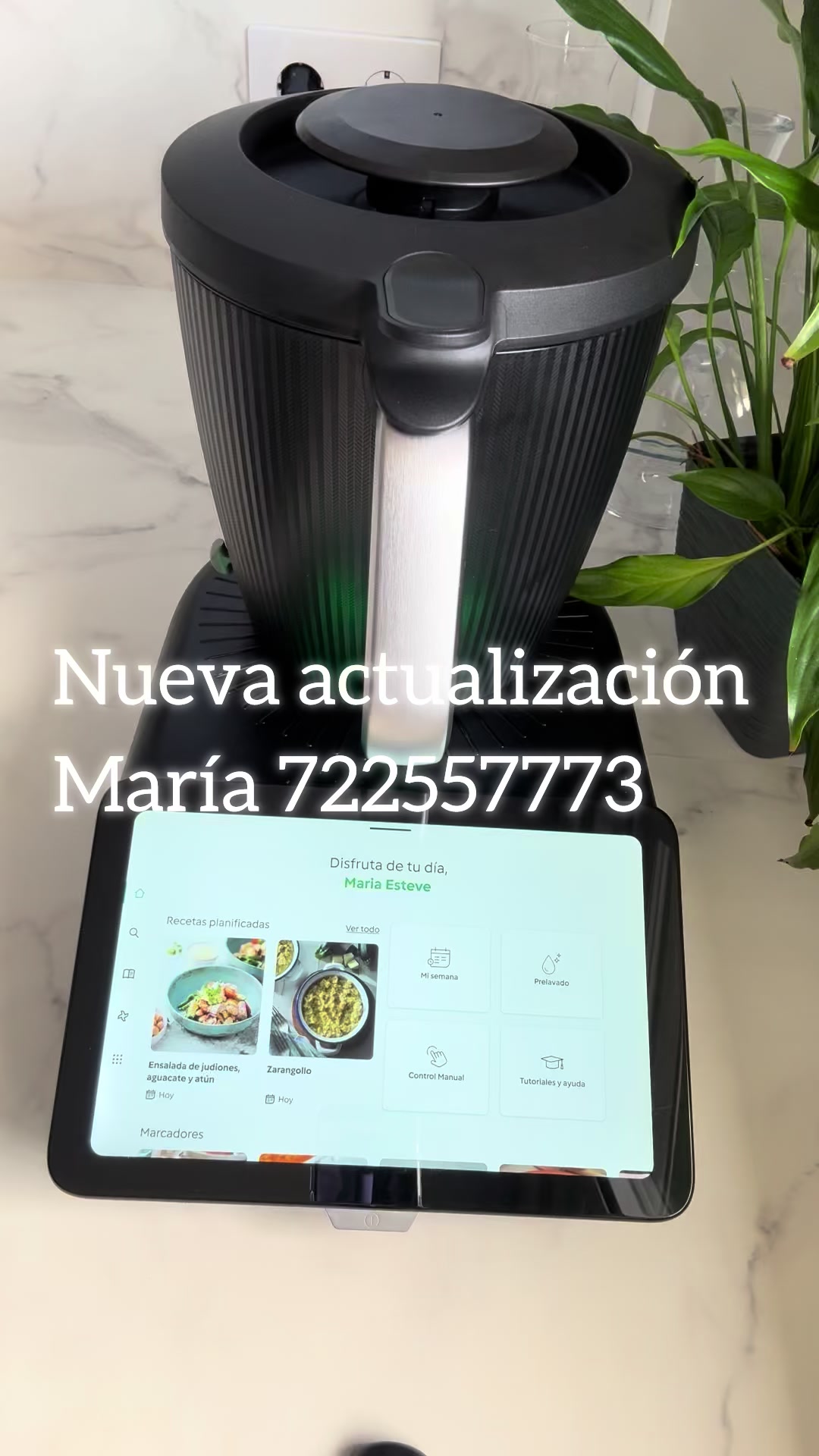 @Mar&iacute;a Esteve con Thermomix