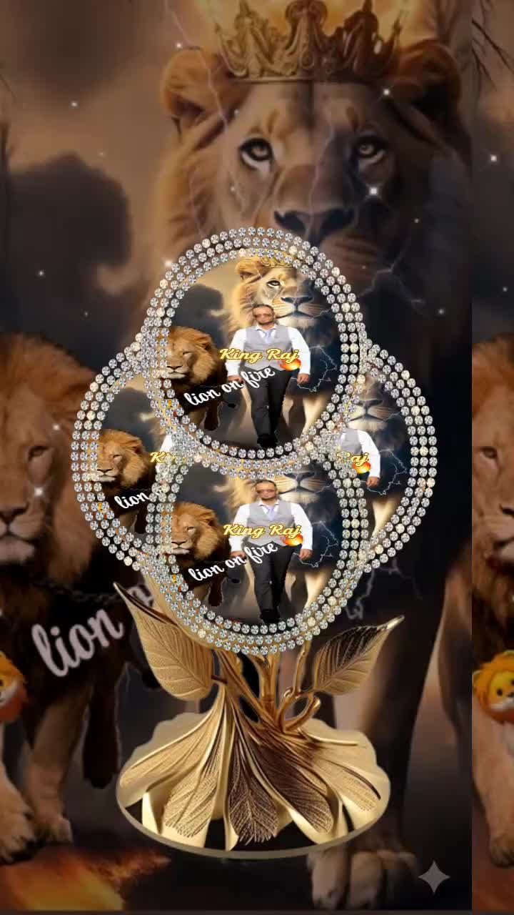 @✨️💥Lion💫On 💥Fire 🔥❤️&zwj;🔥