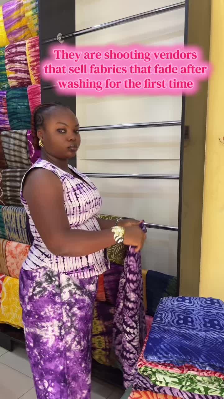 @Adire,Ankara vendor in Kaduna