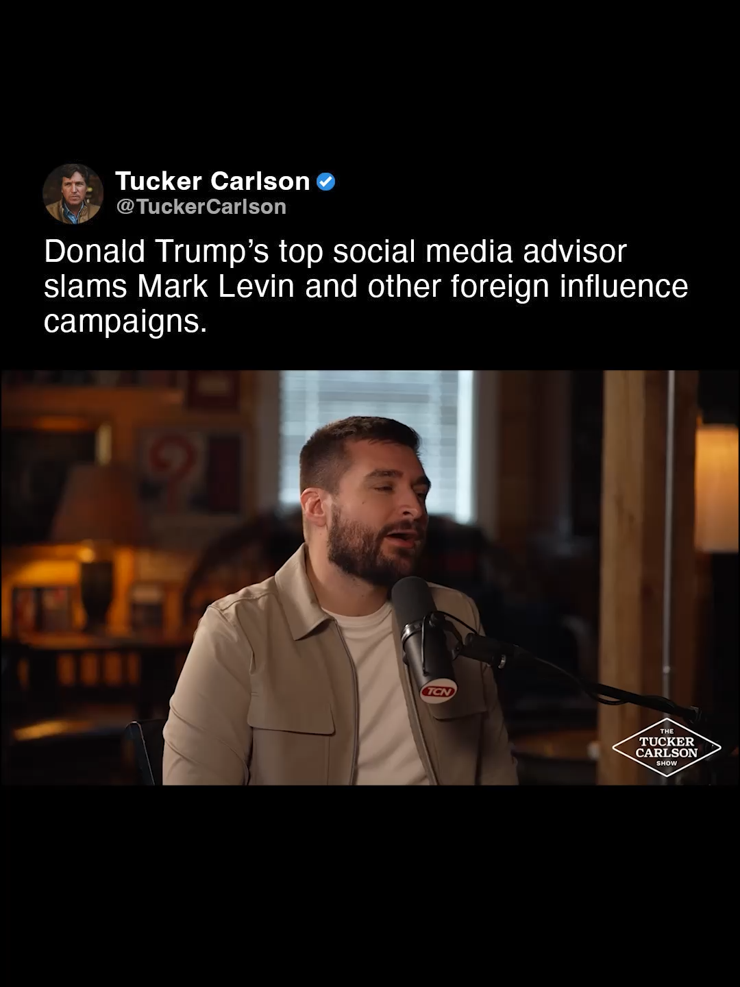 @Tucker Carlson