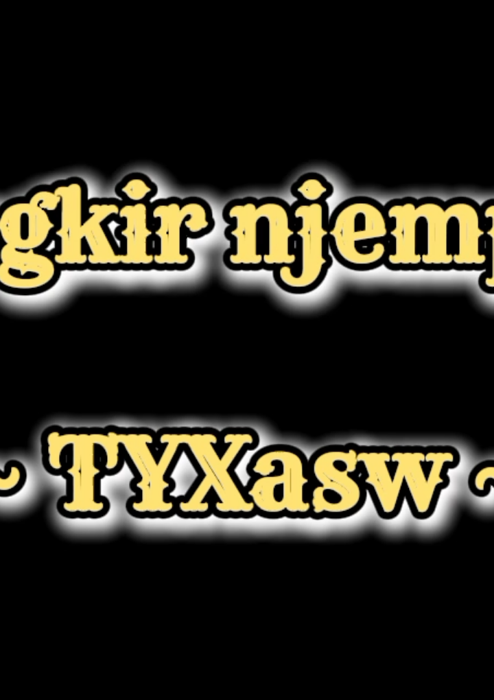@Lirik lagu