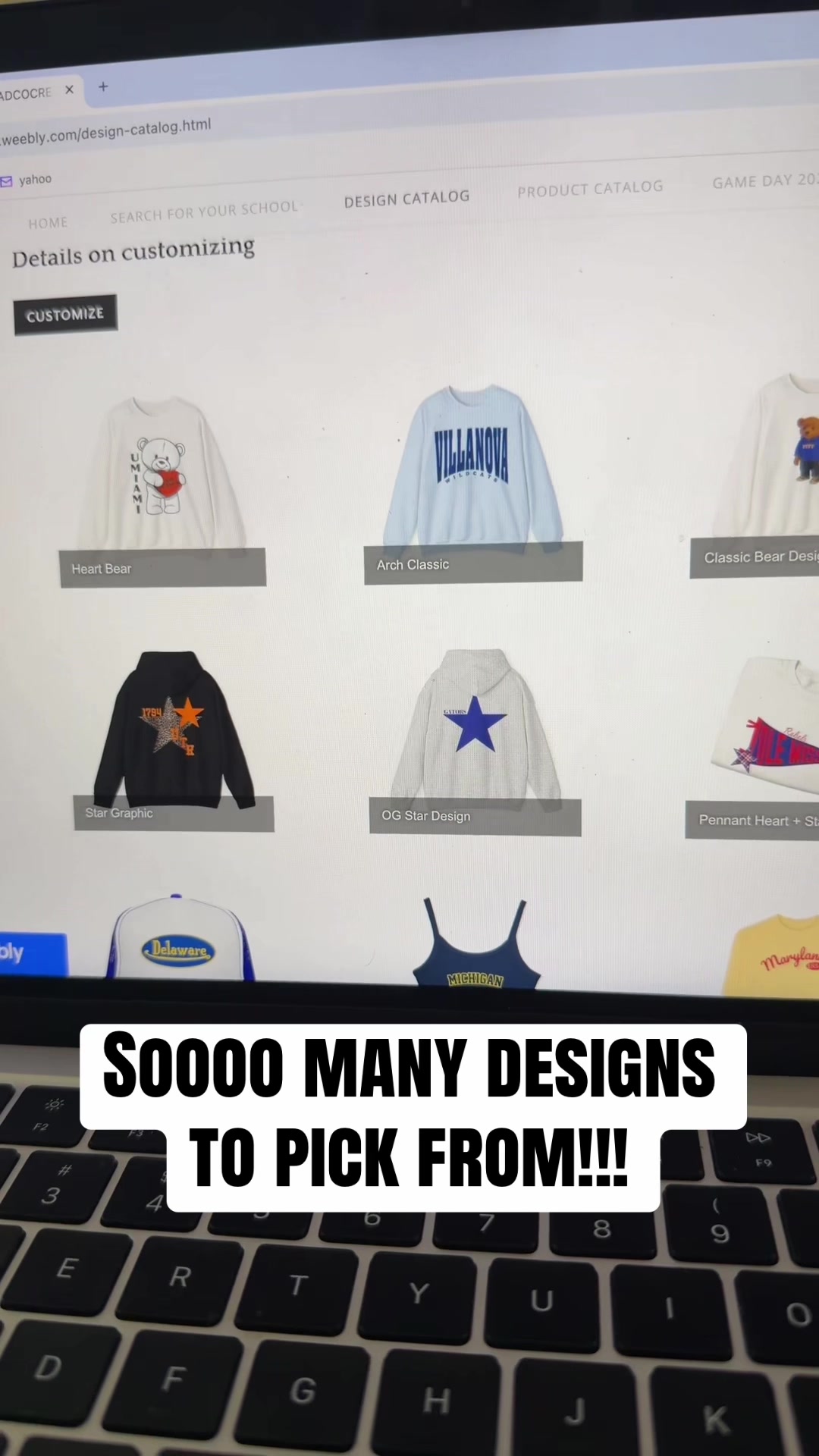 @Custom College Merch