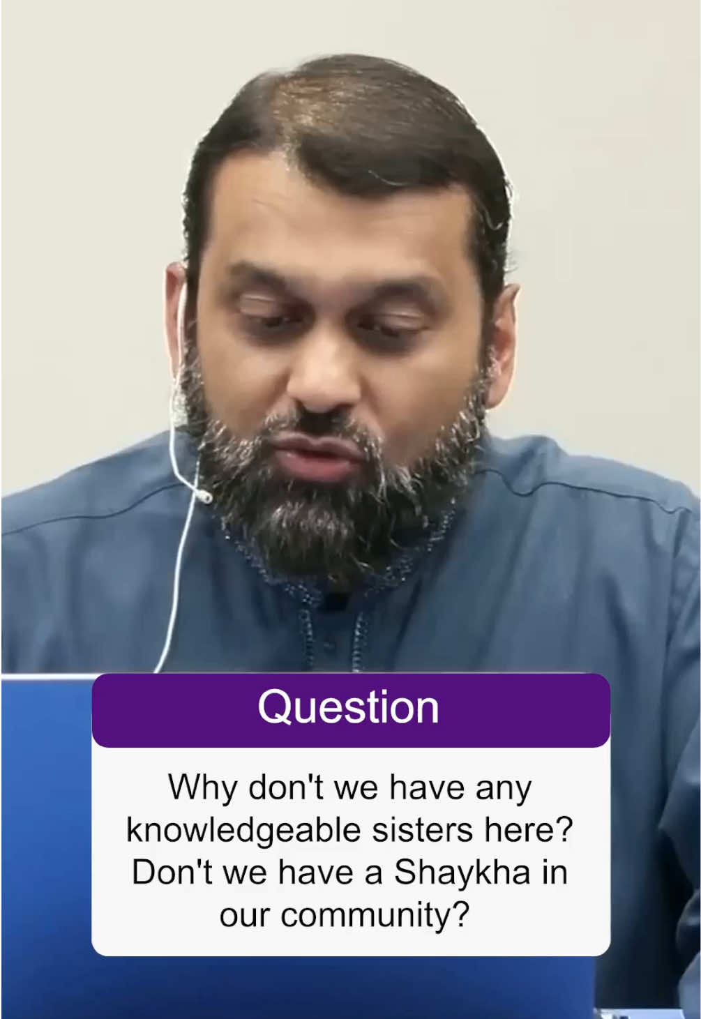 @Dr. Yasir Qadhi