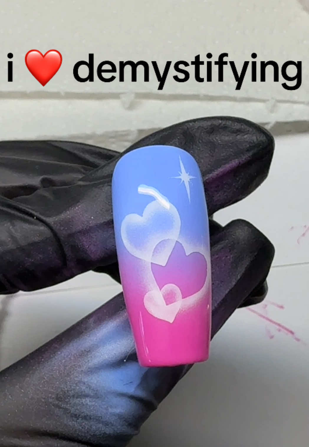 @Geranium Duet Nails ๐ง๐ชฉ๐งธ