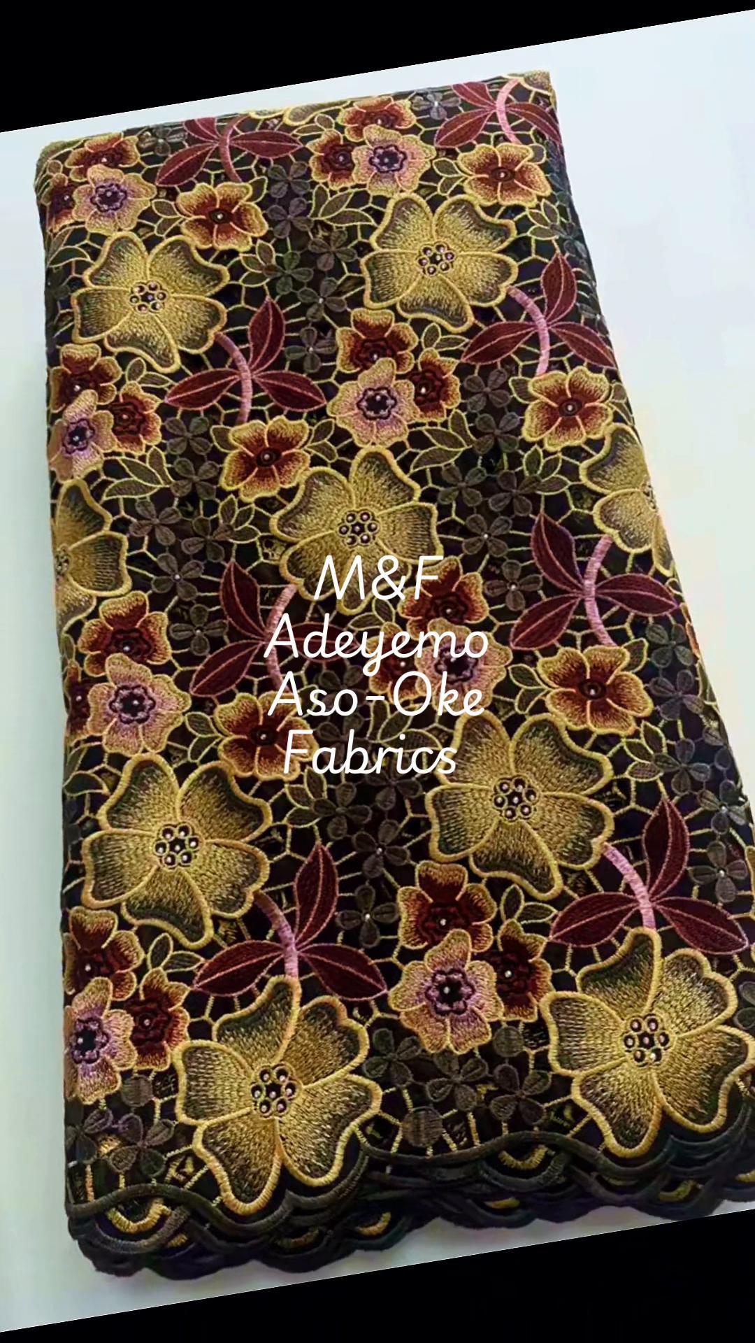 @M&F Aso-Oke Fabrics Houston Tx