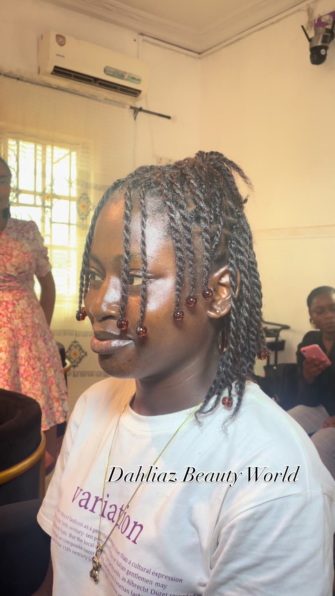 @Natural hair salon in Benin