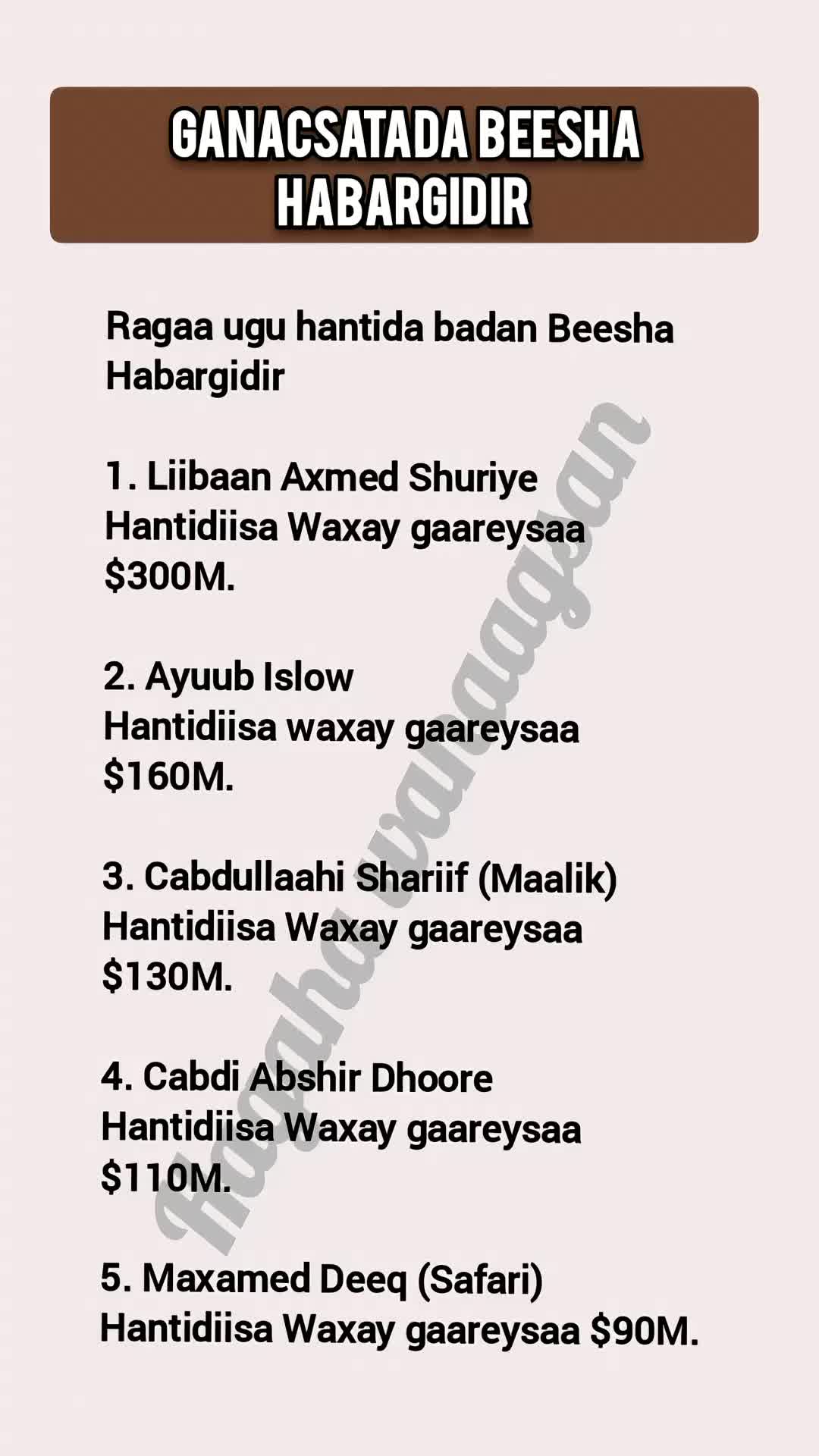 @Hagaha wanaagsan