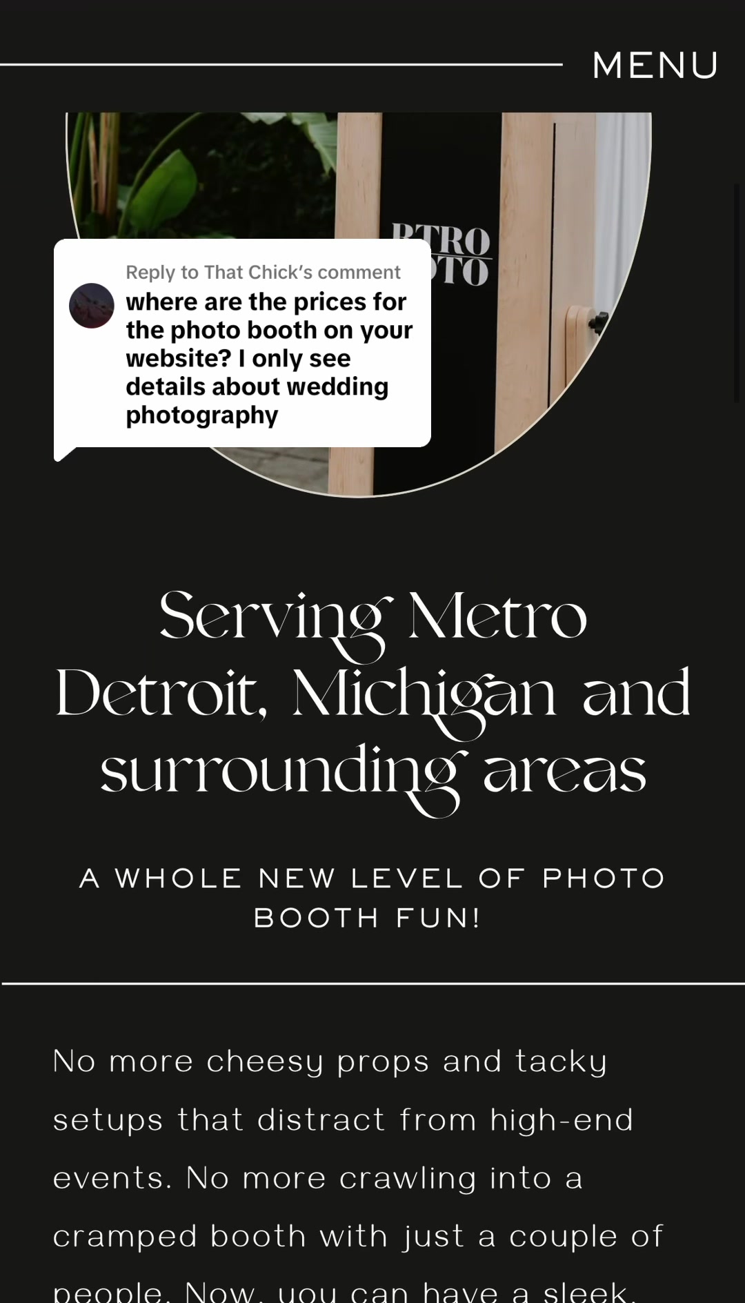 @Michigan Photo Booth Company