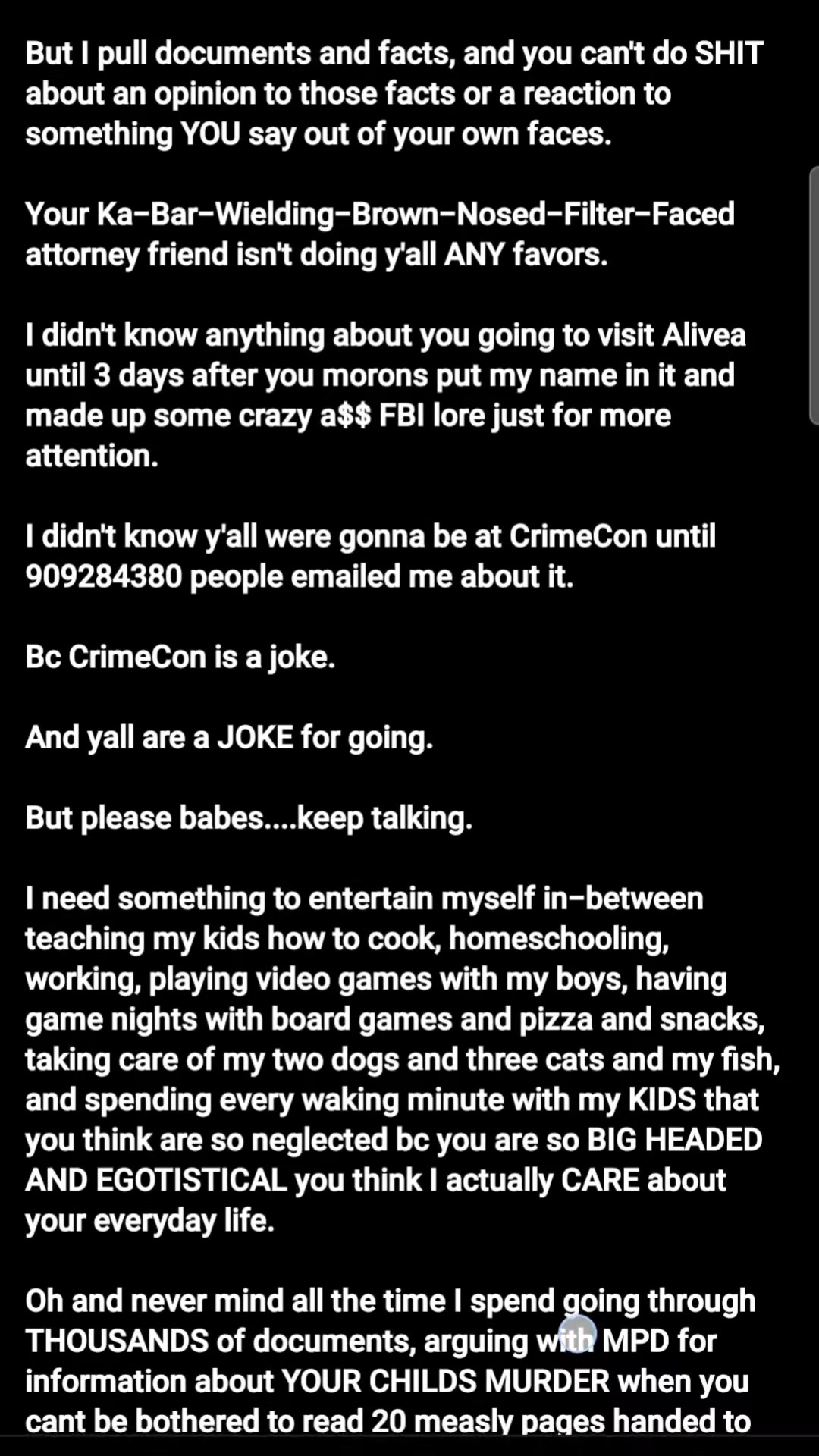 @Julez True Crime Reactions