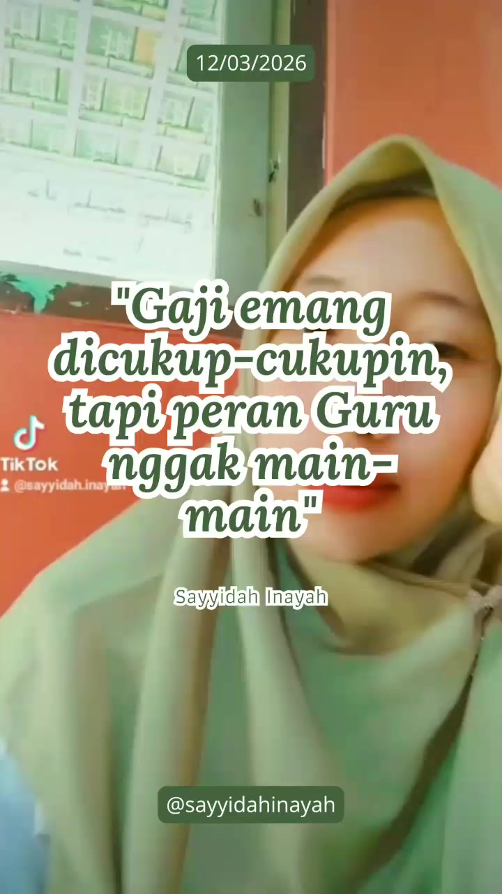 @Sayyidah Inayah ▪️Guru PAI