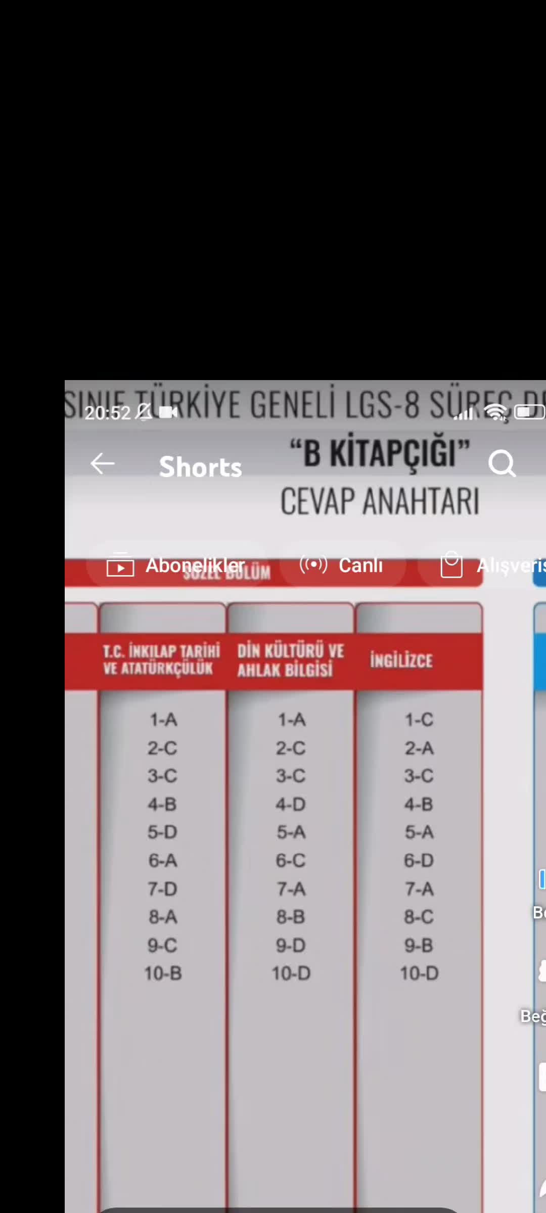 @Deneme sınavları