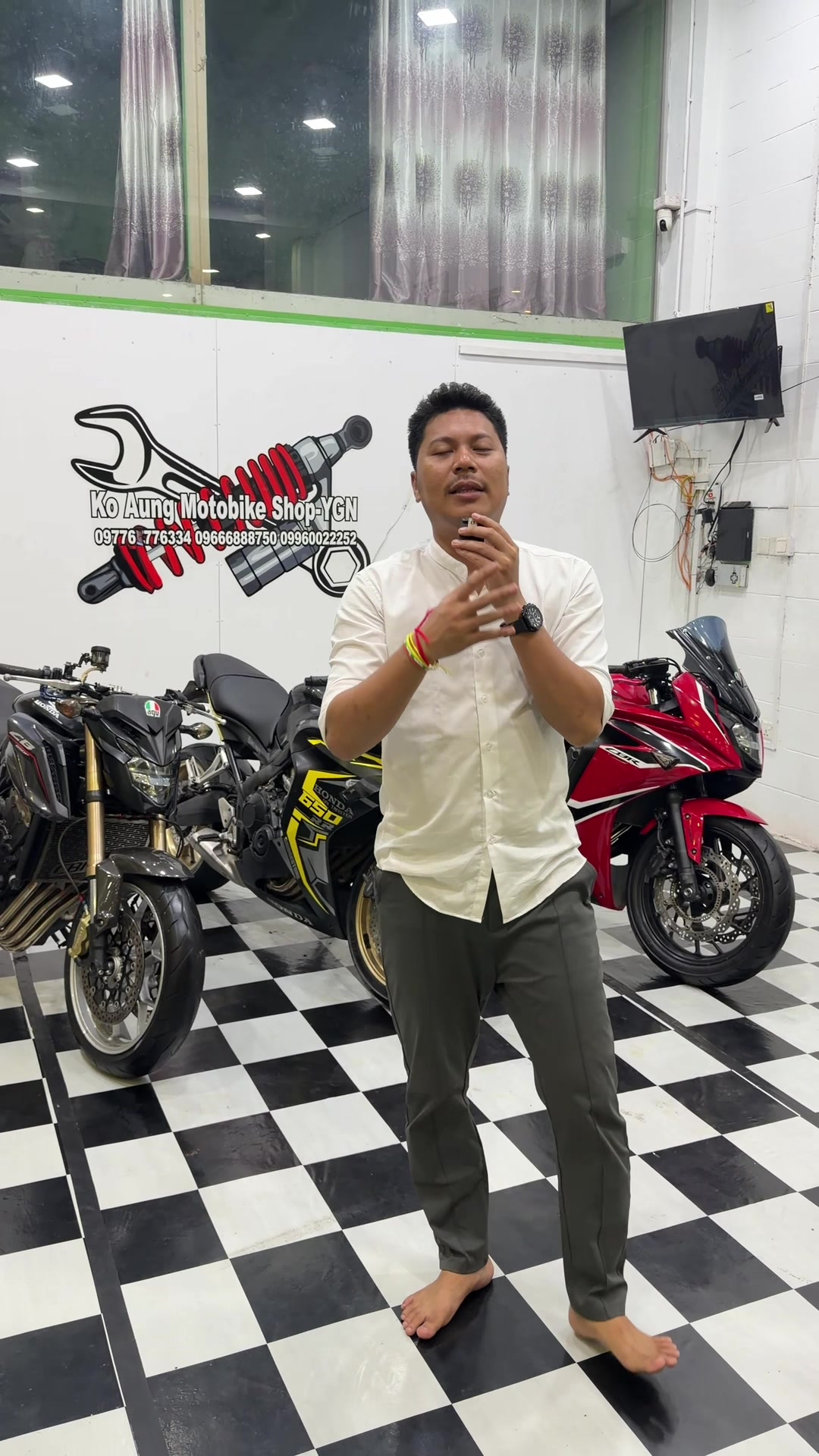 @Ko Aung - Motorbike Shop YGN