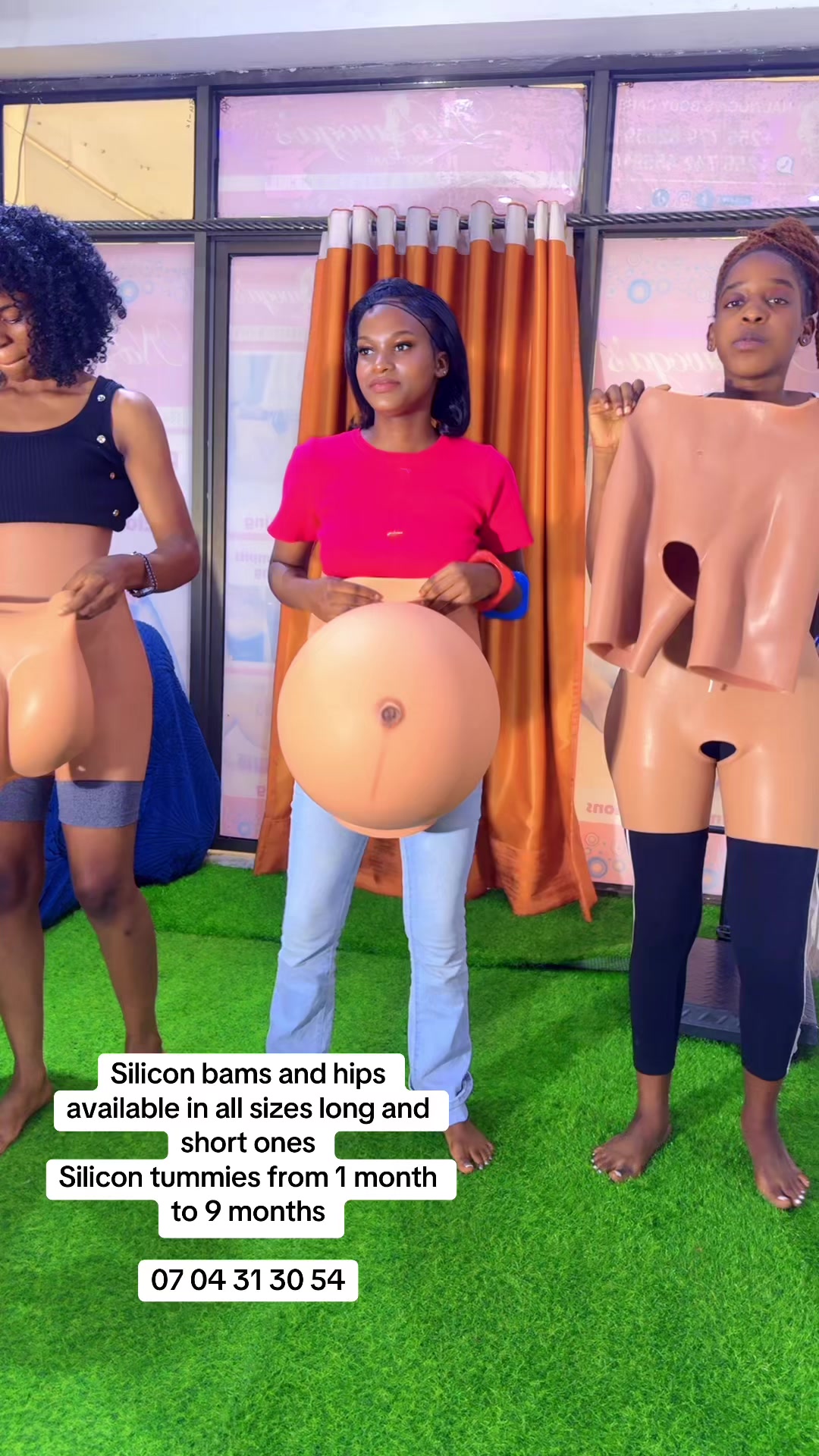 @Pregnant Nalwoga silicone wear