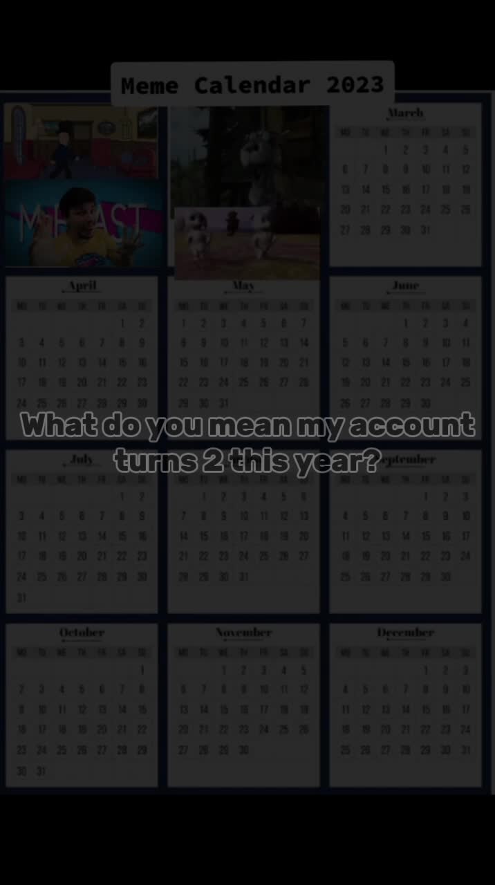 @Meme Calendar