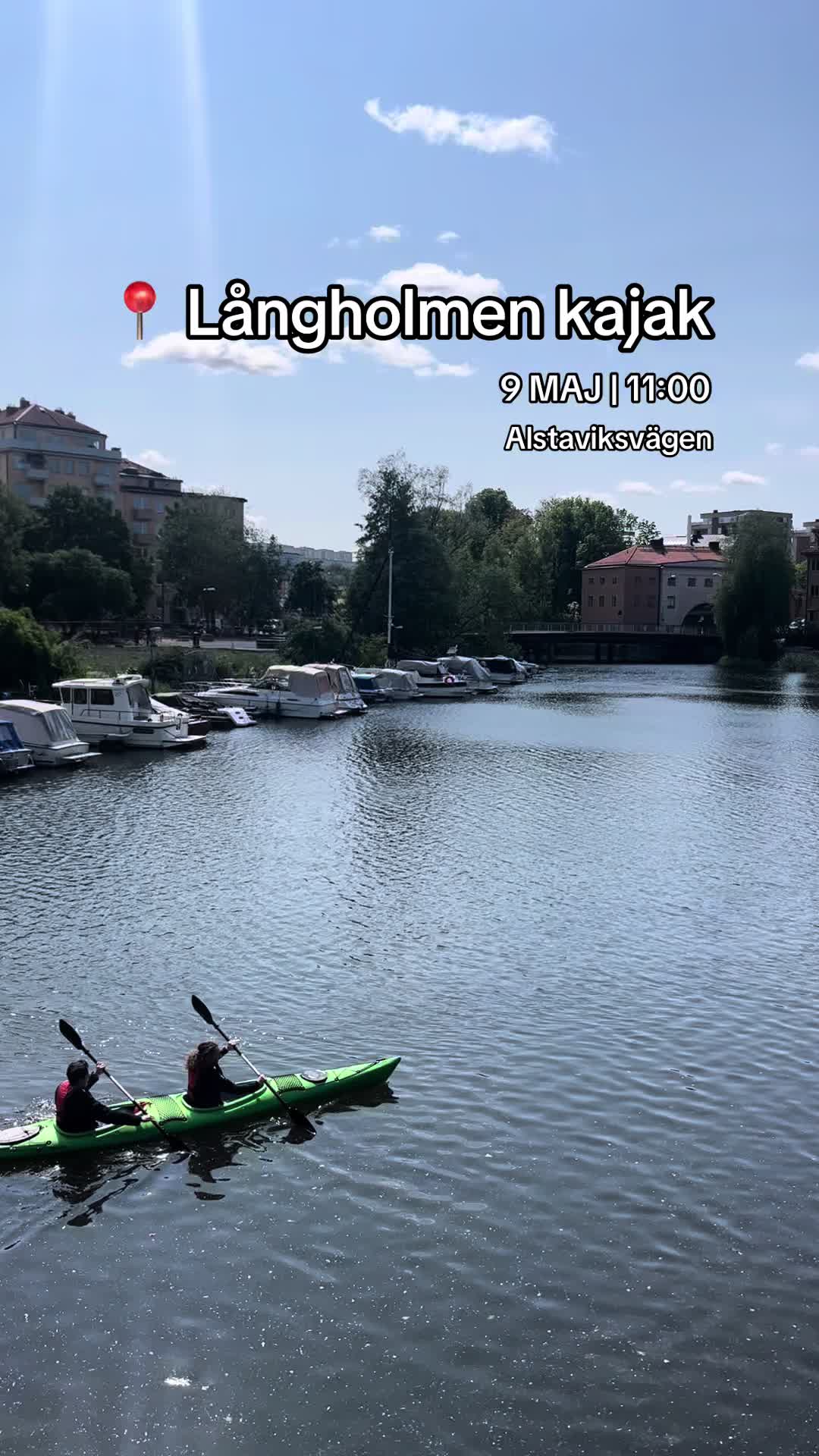 @L&aring;ngholmen kajak