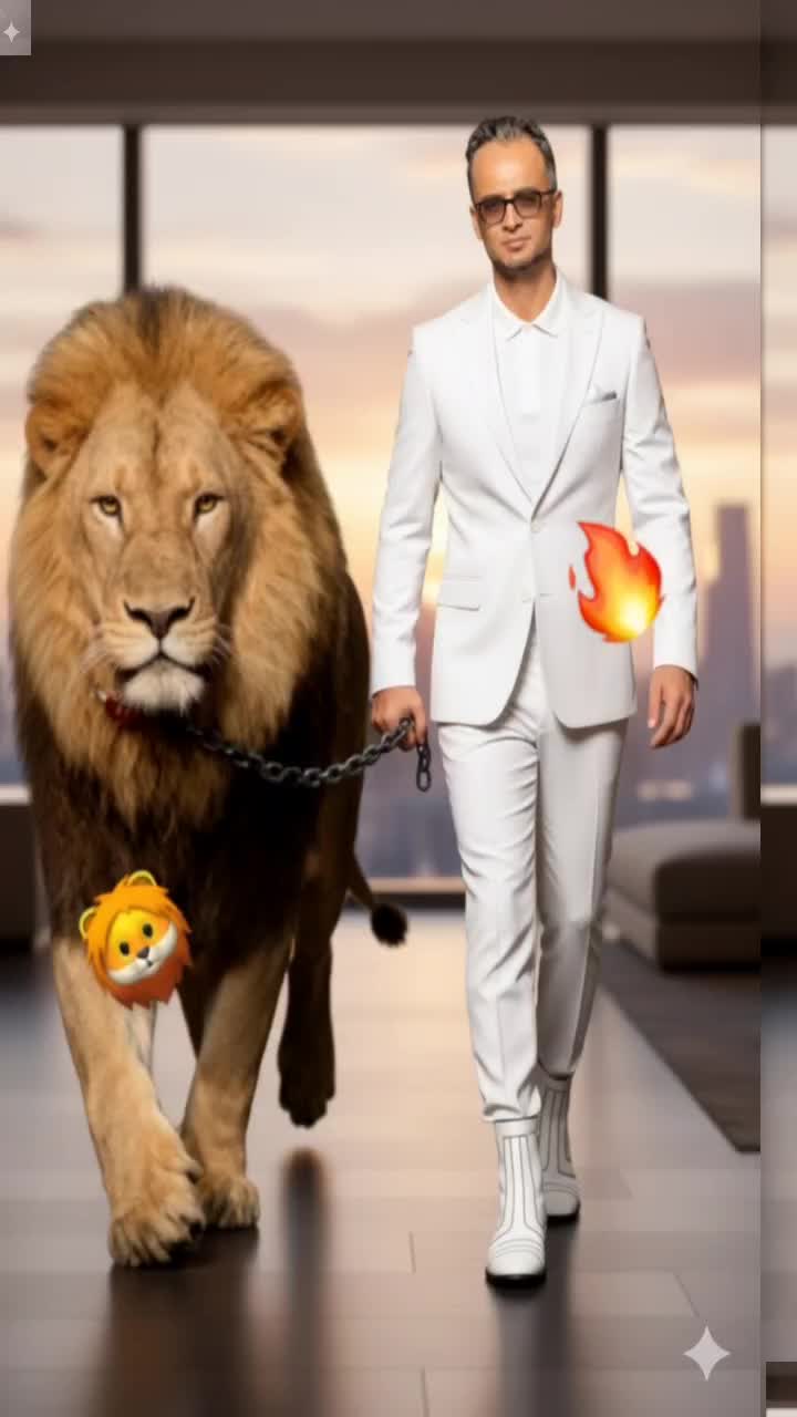 @✨️💥Lion💫On 💥Fire 🔥❤️&zwj;🔥