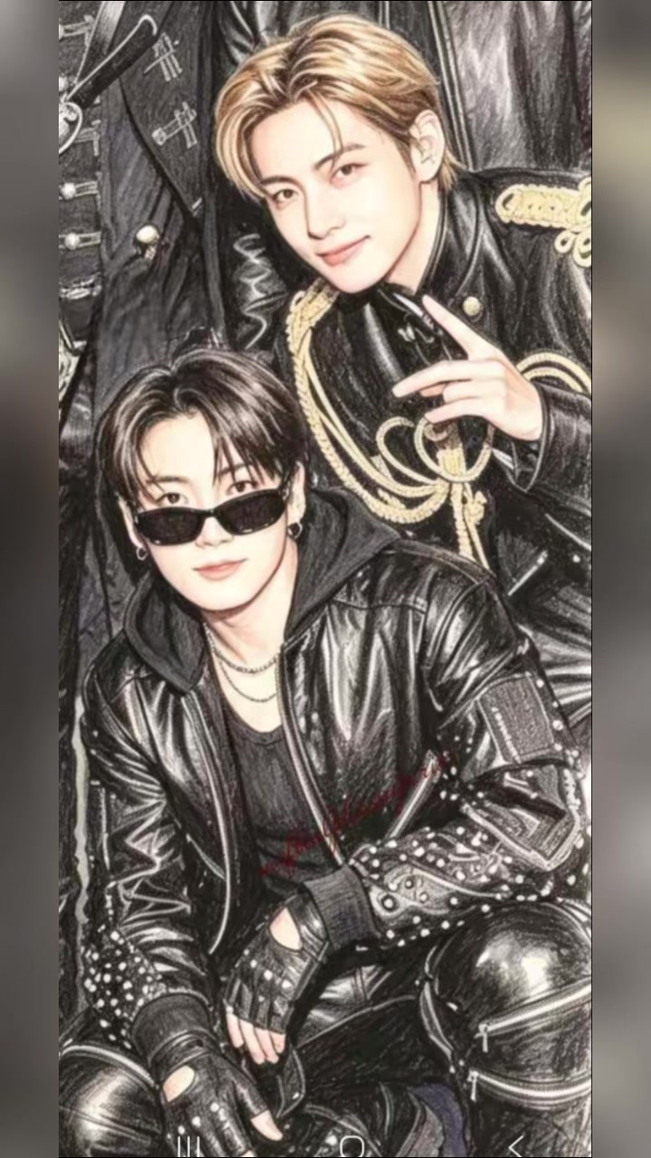 @kooktae is real🐰🐻💜💚