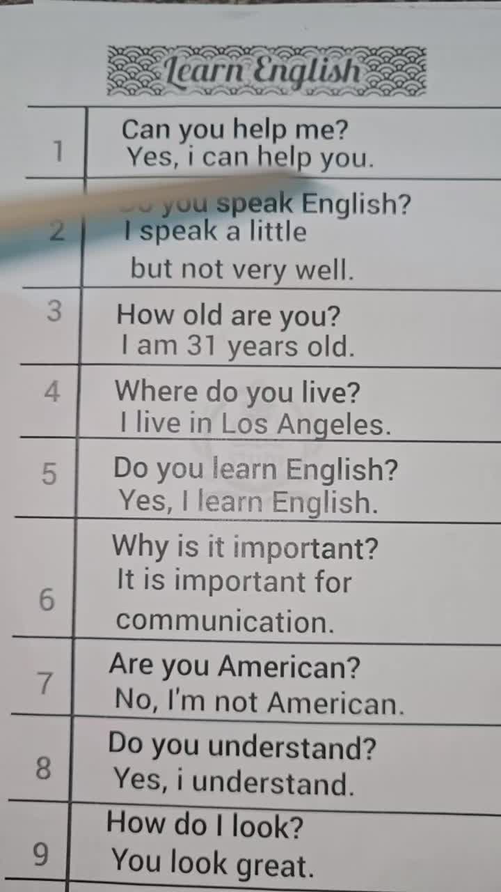 @English practice