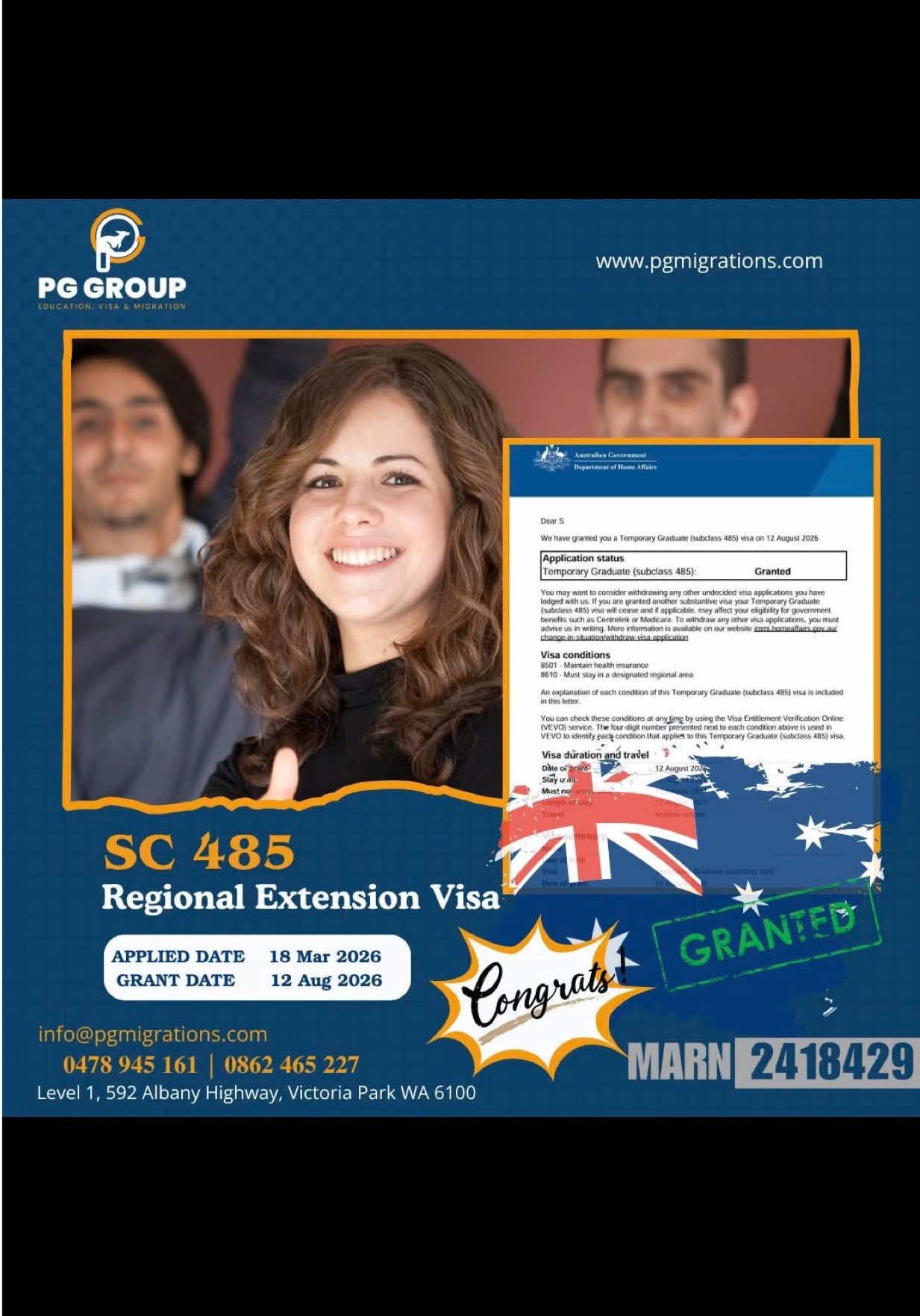 @PG MIGRATION GROUP PERTH