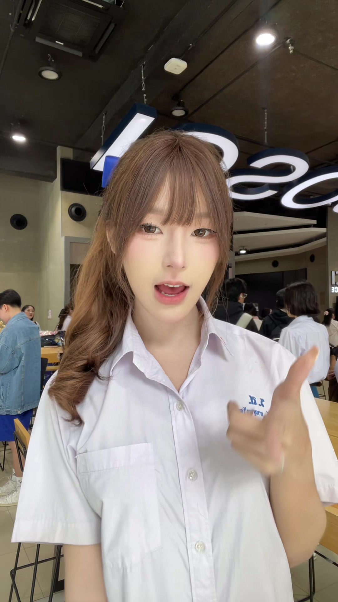 @น้องใจเริงทำกิมจิ