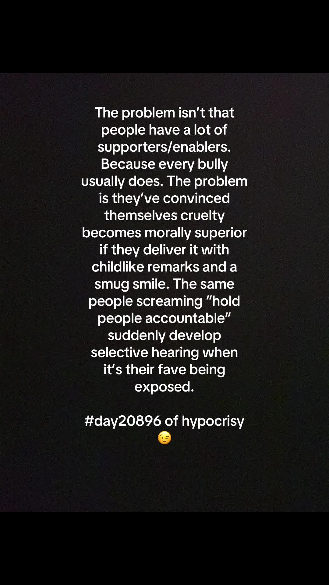 @Calling out the BS