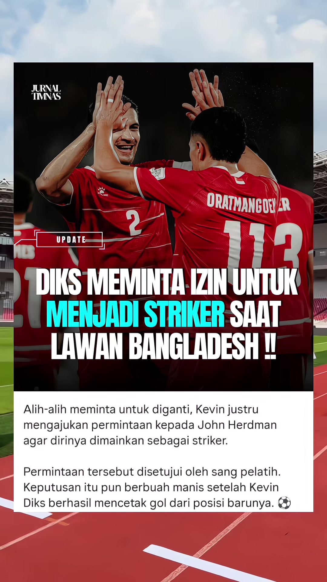 @Jurnal Timnas ๐ฎ๐ฉ