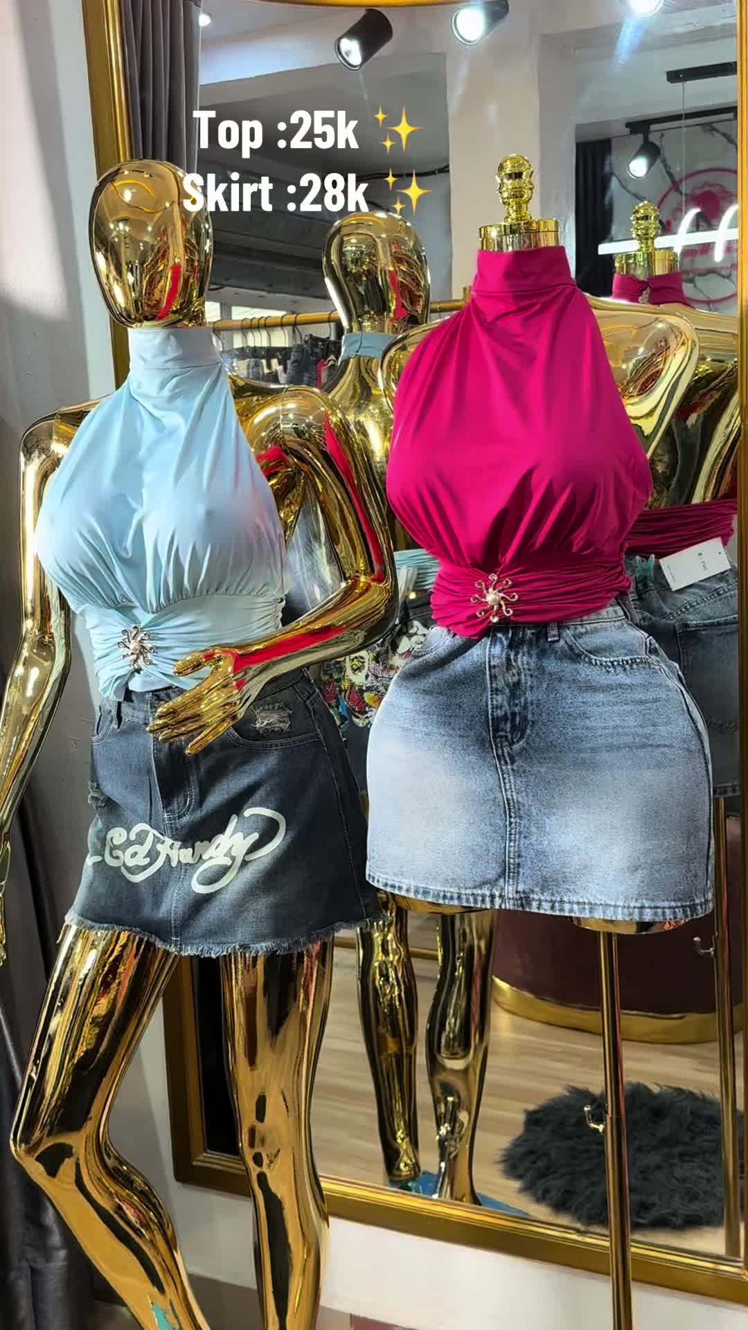 @Kiki  wears 👗👠👙