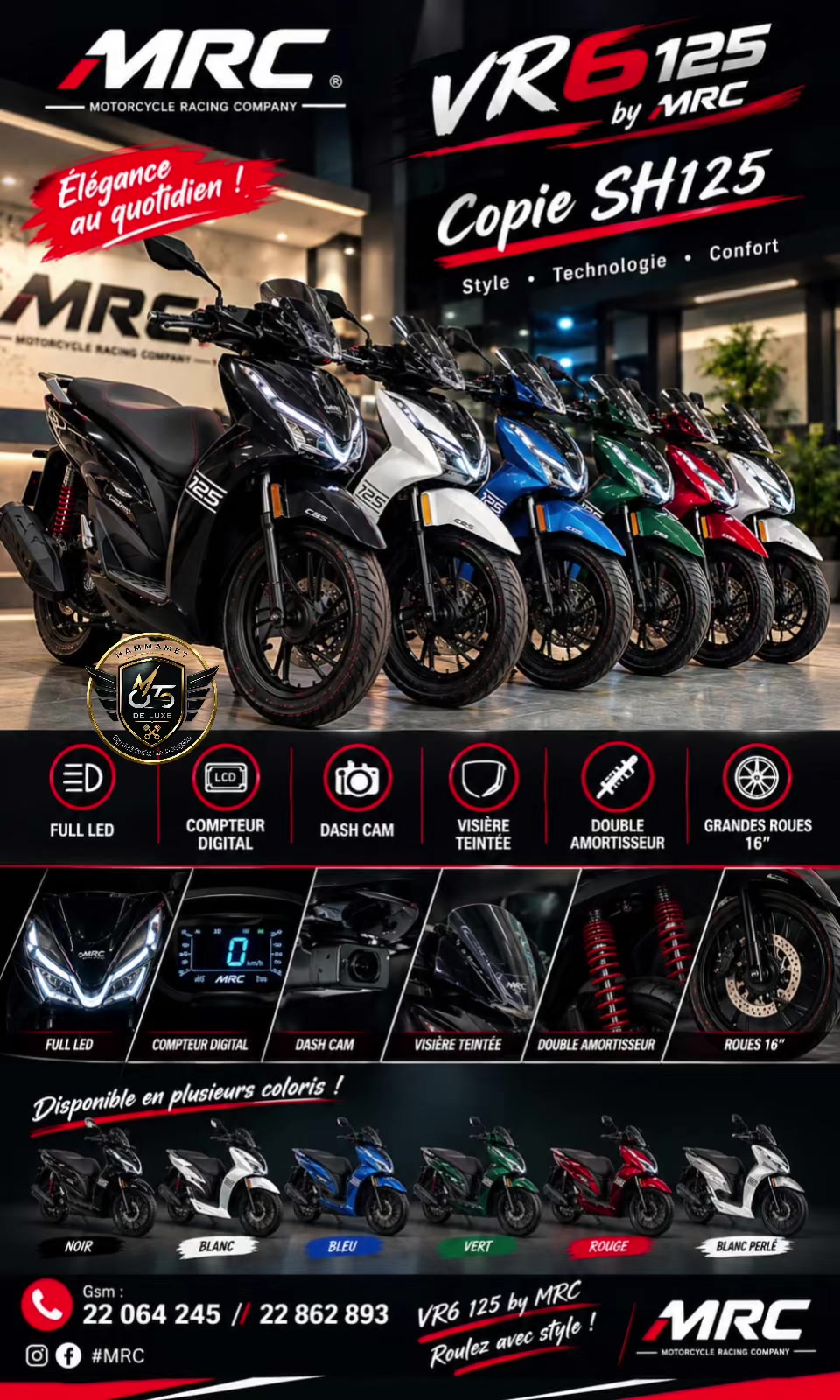 @moto de luxe hammamet
