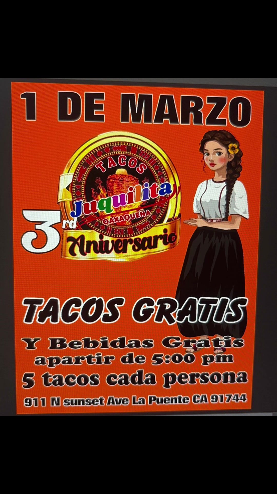 @tacos la Juquilita oaxaque&ntilde;a