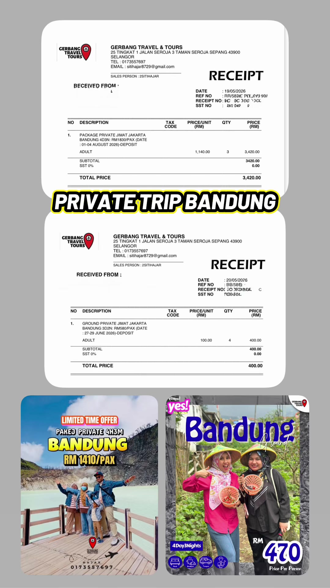 @Hajar | GERBANG TRAVEL & TOURS