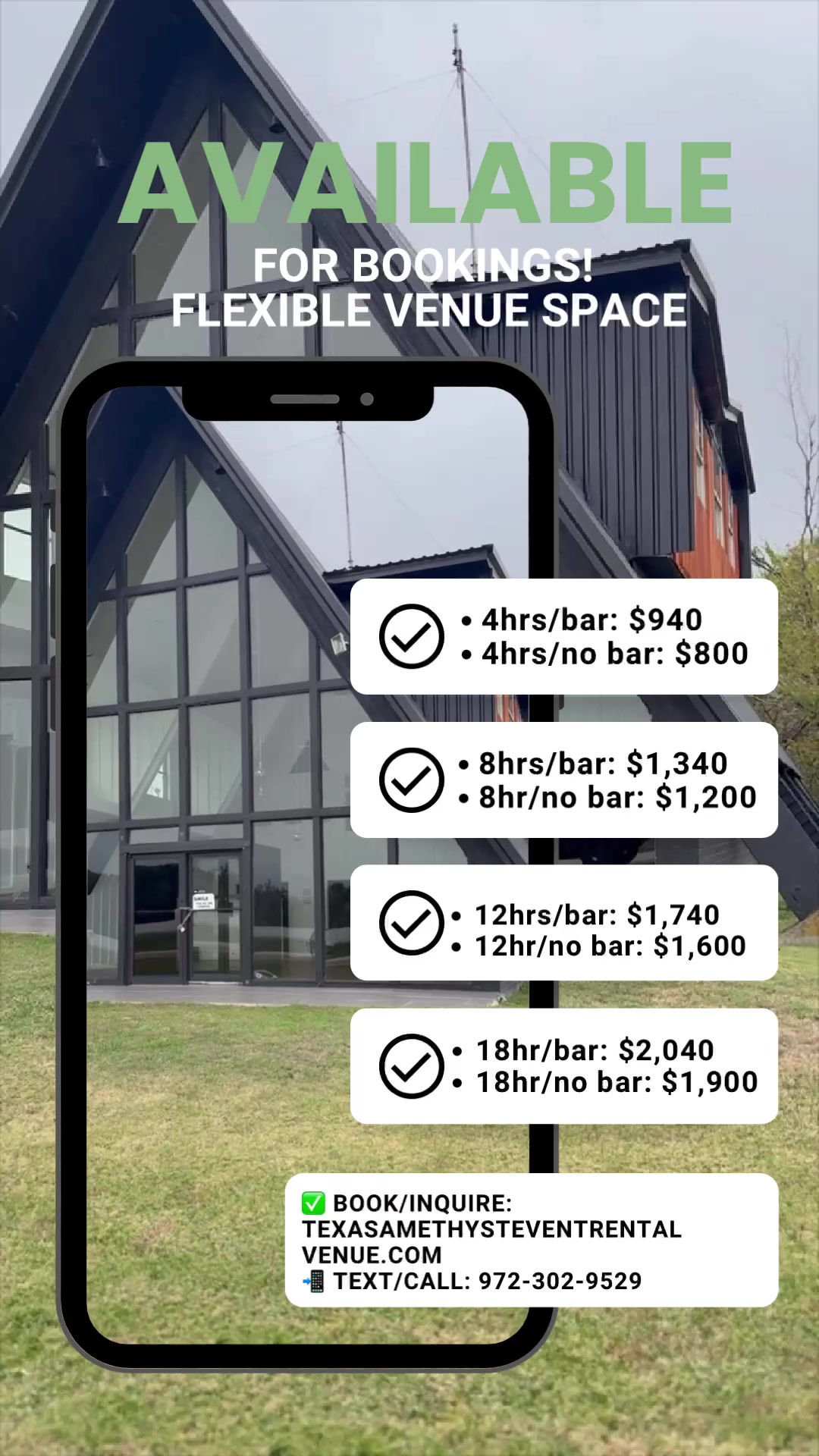 @Amethyst Event Venue Rental