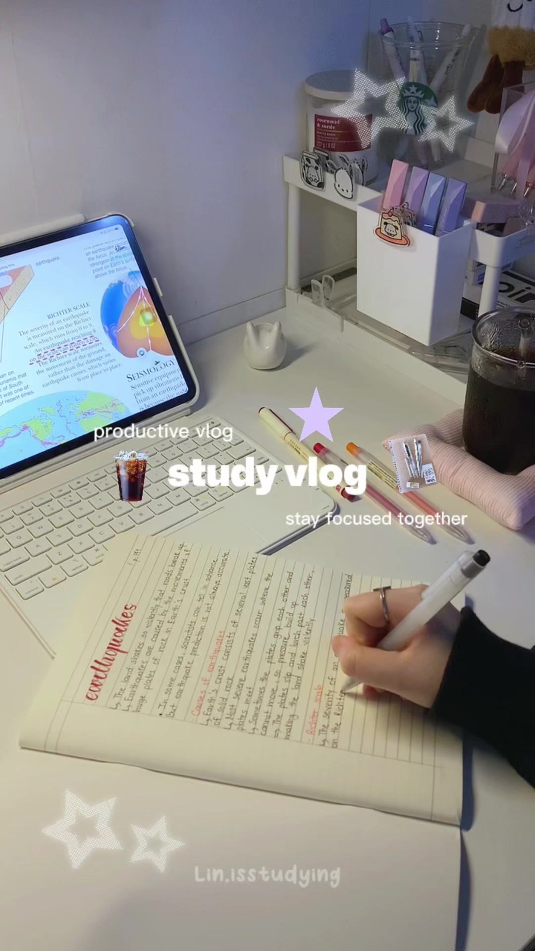 @Lin is studying 🎀ྀིྀི
