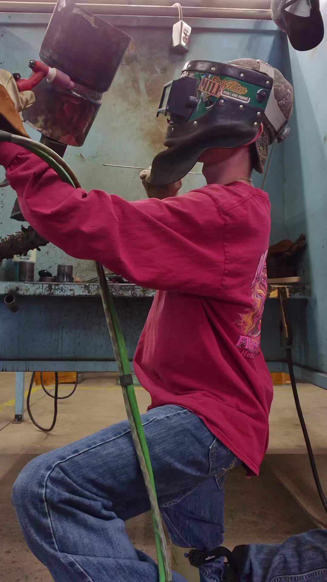 @max is a welder