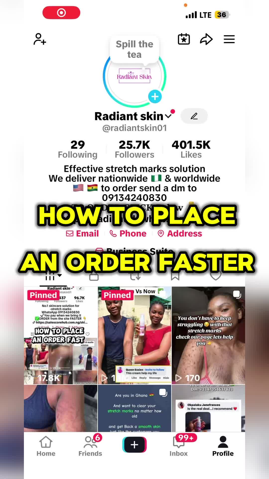 @Radiant skin