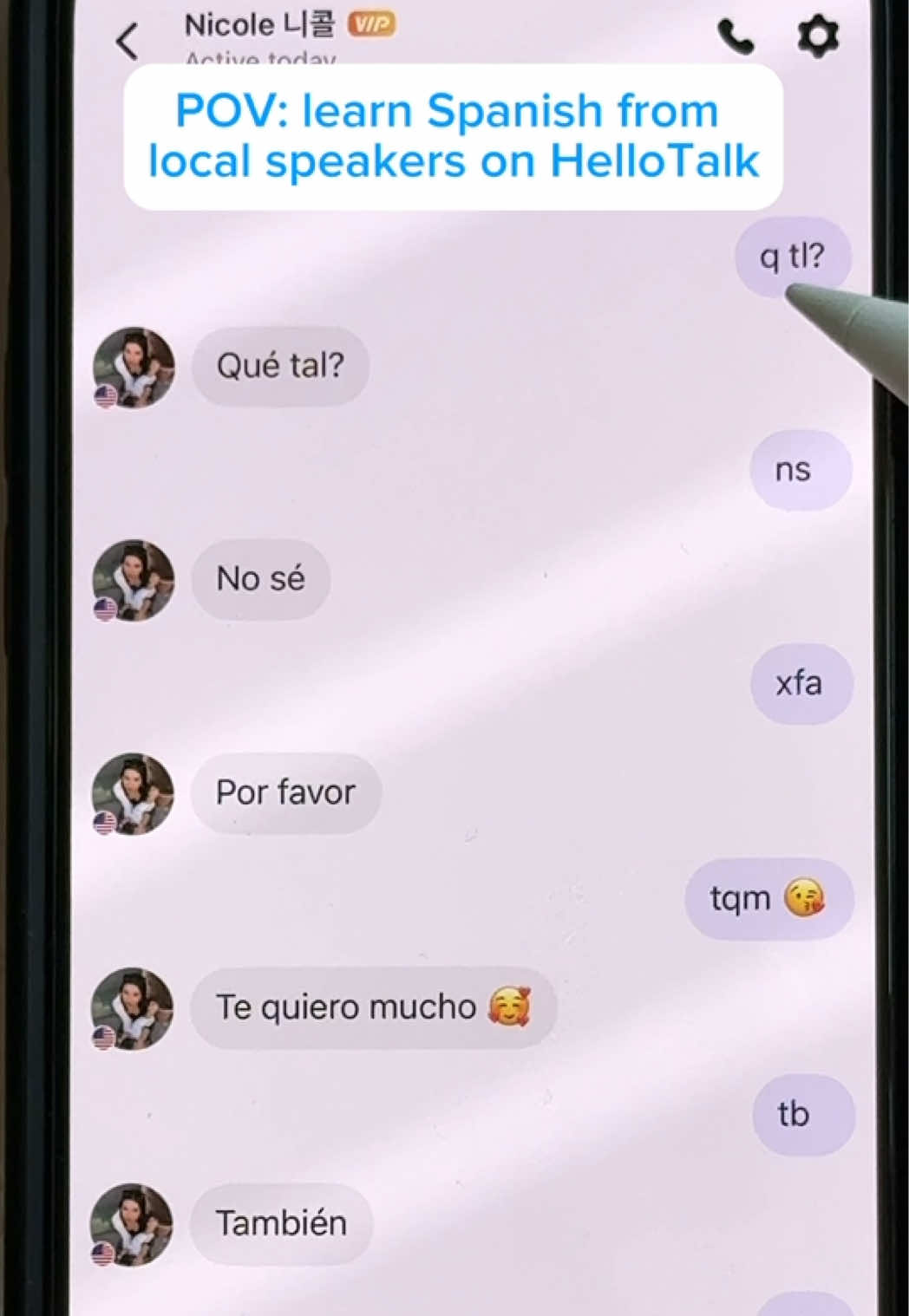 @HelloTalk Spanish