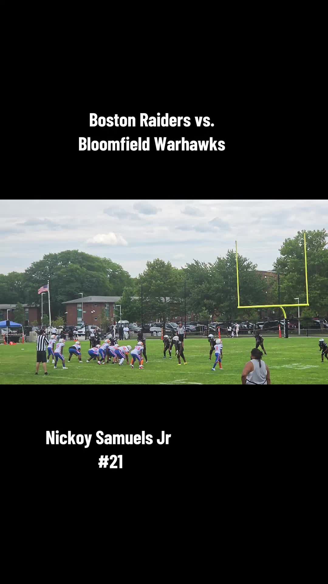 @Nickoy Samuels Jr. Football