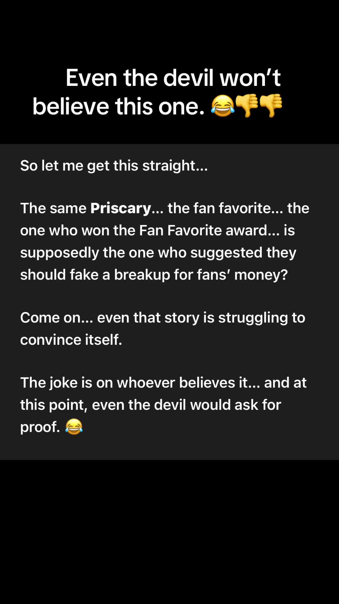 @PRISCARY ADDICT ❤️(Avis)