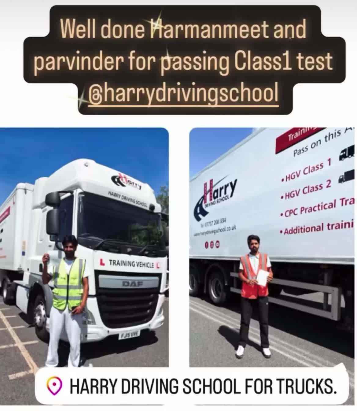 @Harry Driving School For Truck